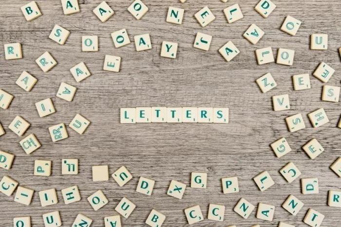 letters schriftcode